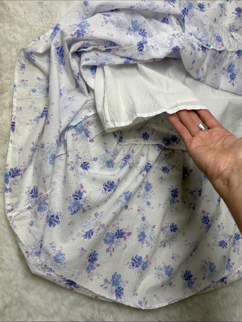 LoveShackFancy x Target Gemma Maxi Dress S Floral Puff Sleeve Smocked Garden - Picture 9 of 16